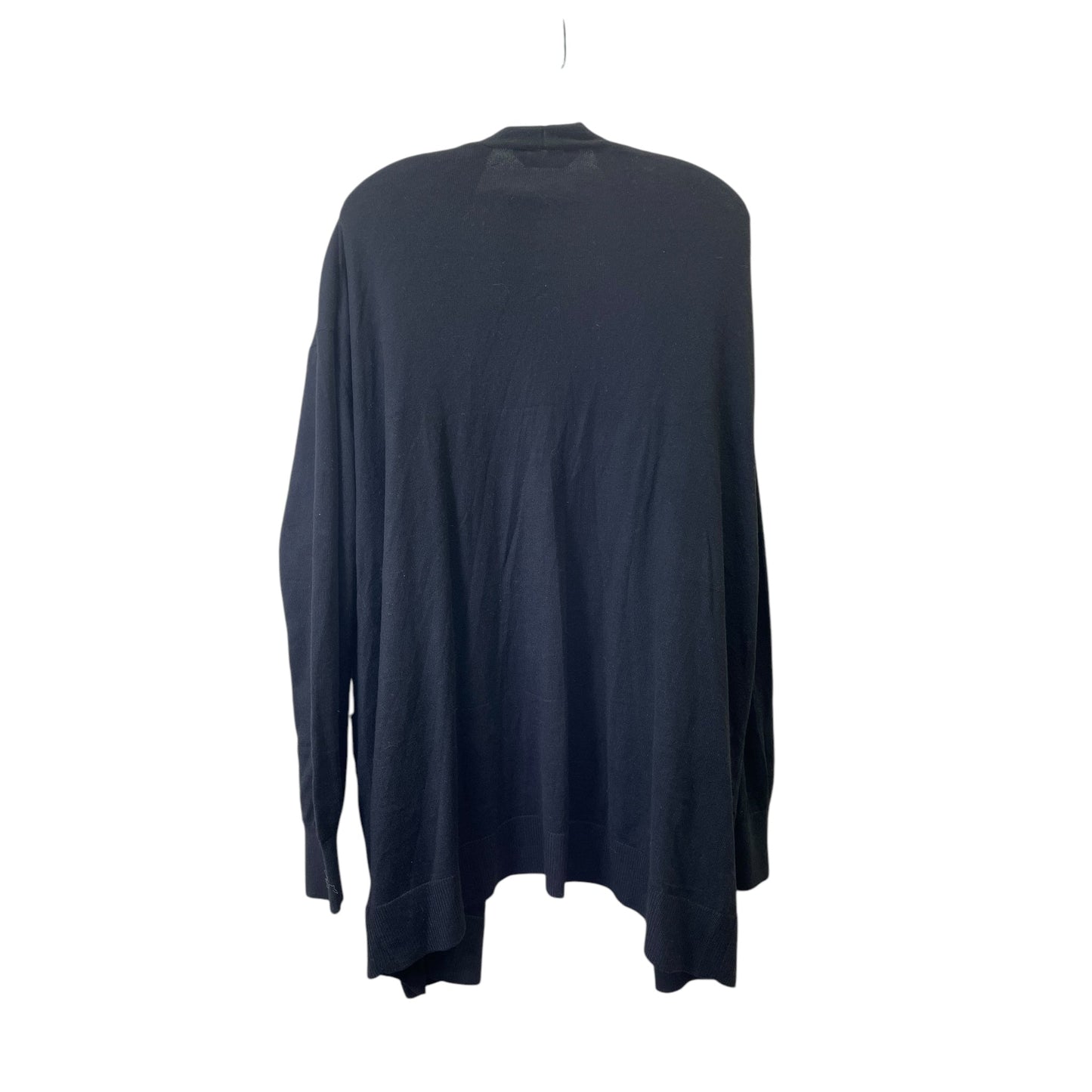 Sweater Cardigan Cashmere By Members Mark In Black, Size:1X