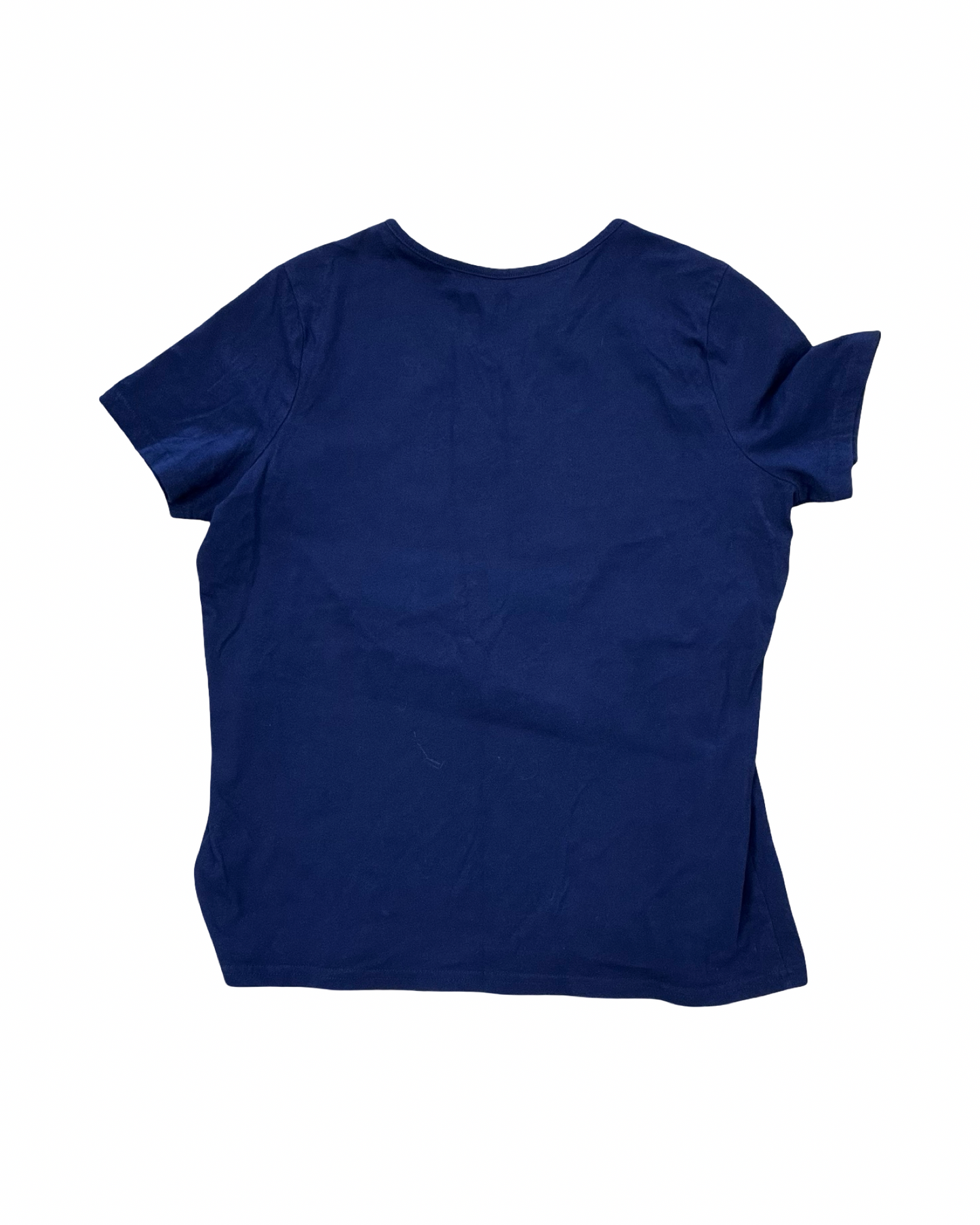 Top Ss By Basic Editions In Navy, Size:L