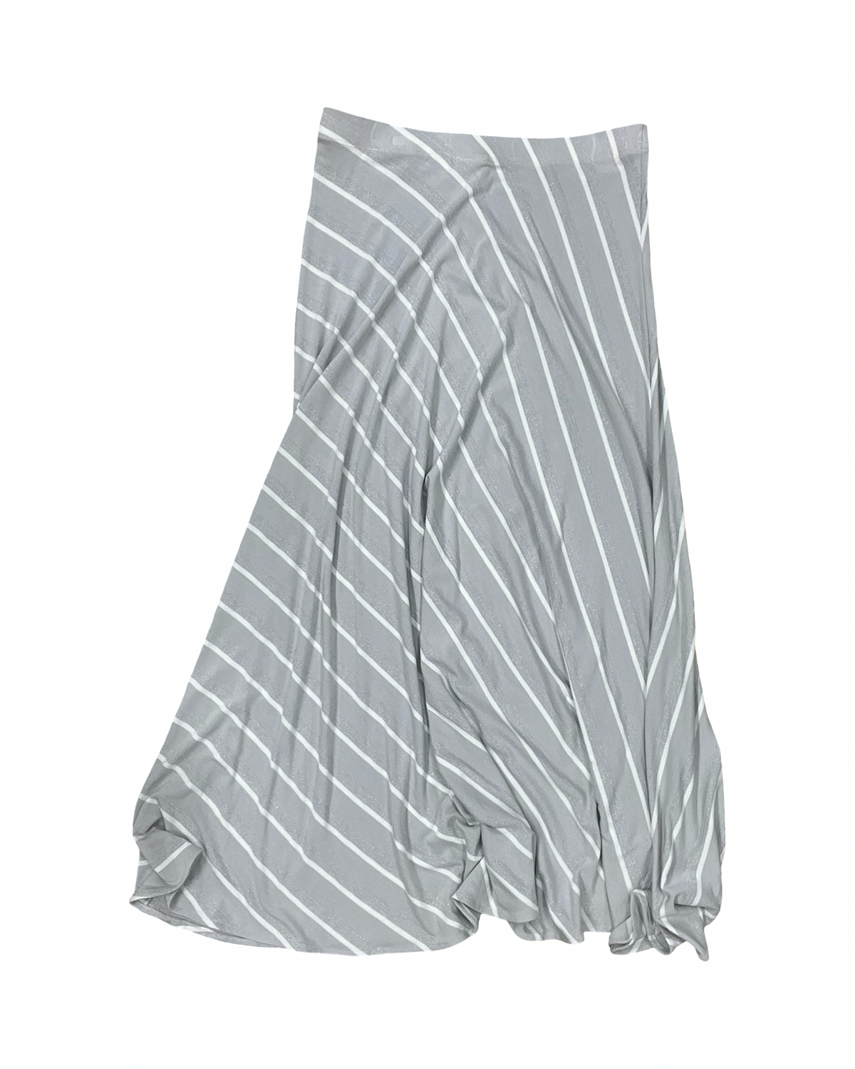 Skirt Maxi By Chicos In Silver, Size:S