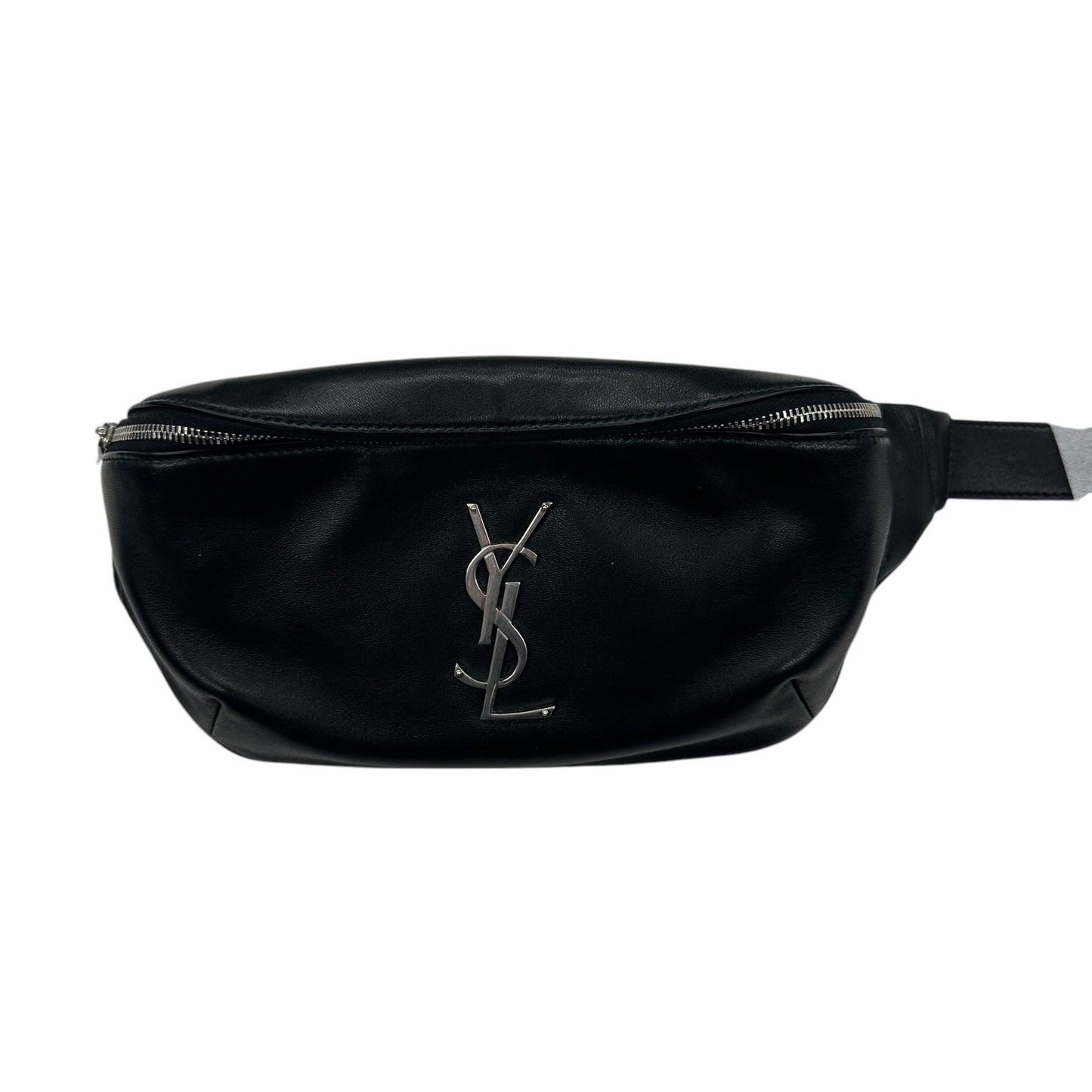 Belt Bag Luxury Designer By Yves Saint Laurent In Black, Size:Medium