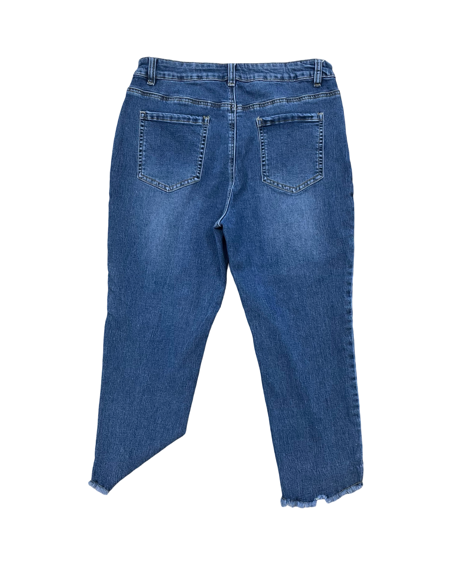 Jeans Cropped By Ethyl In Blue Denim, Size:12