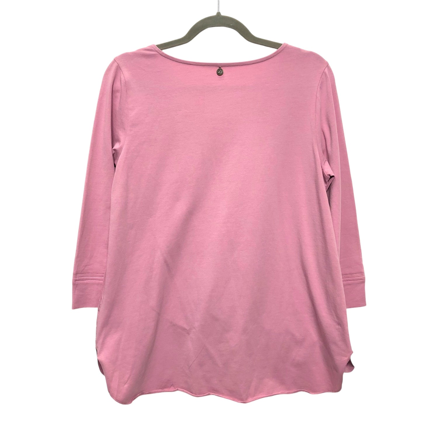 Top 3/4 Sleeve By Soft Surroundings In Pink, Size:S