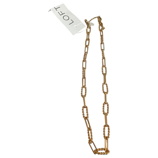 Necklace Chain By Loft In Gold