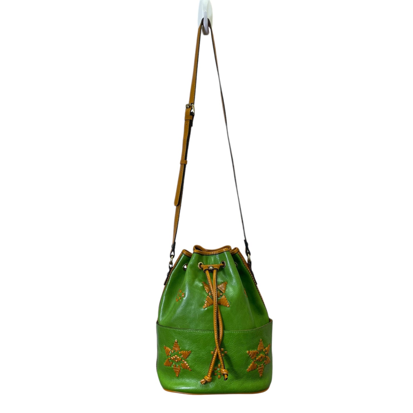 Crossbody Designer By Patricia Nash In Green, Size:Large