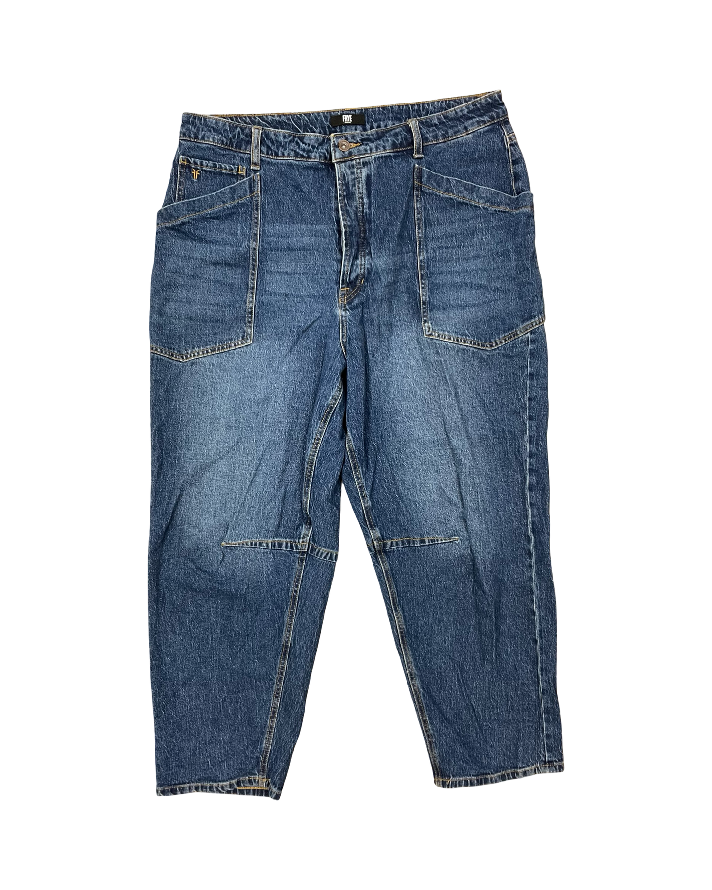 Jeans Designer By Frye In Blue Denim, Size:14