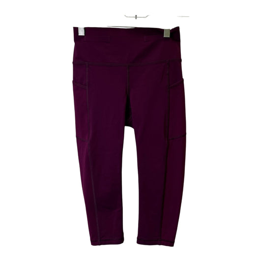Athletic Capris By Lululemon In Purple, Size:S