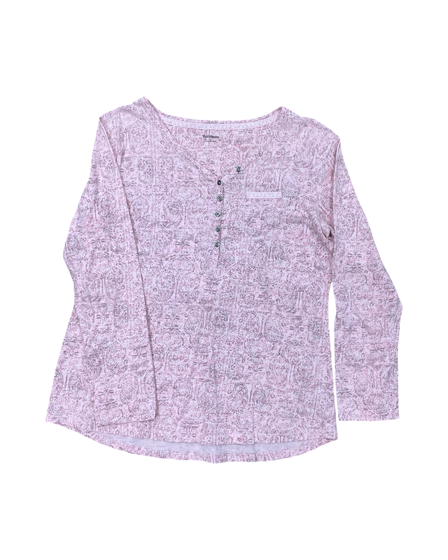 Top Ls By Ruff Hewn In Pink, Size:L
