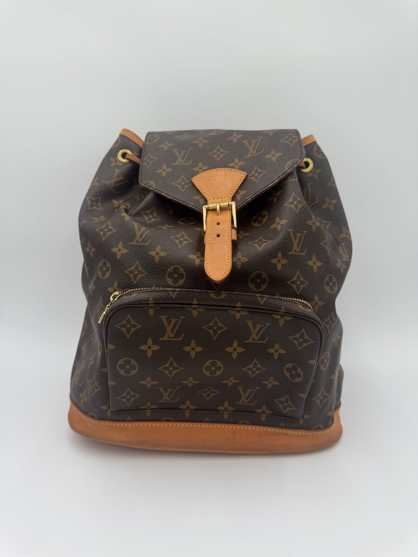 Backpack Luxury Designer By Louis Vuitton In Brown, Size:Medium