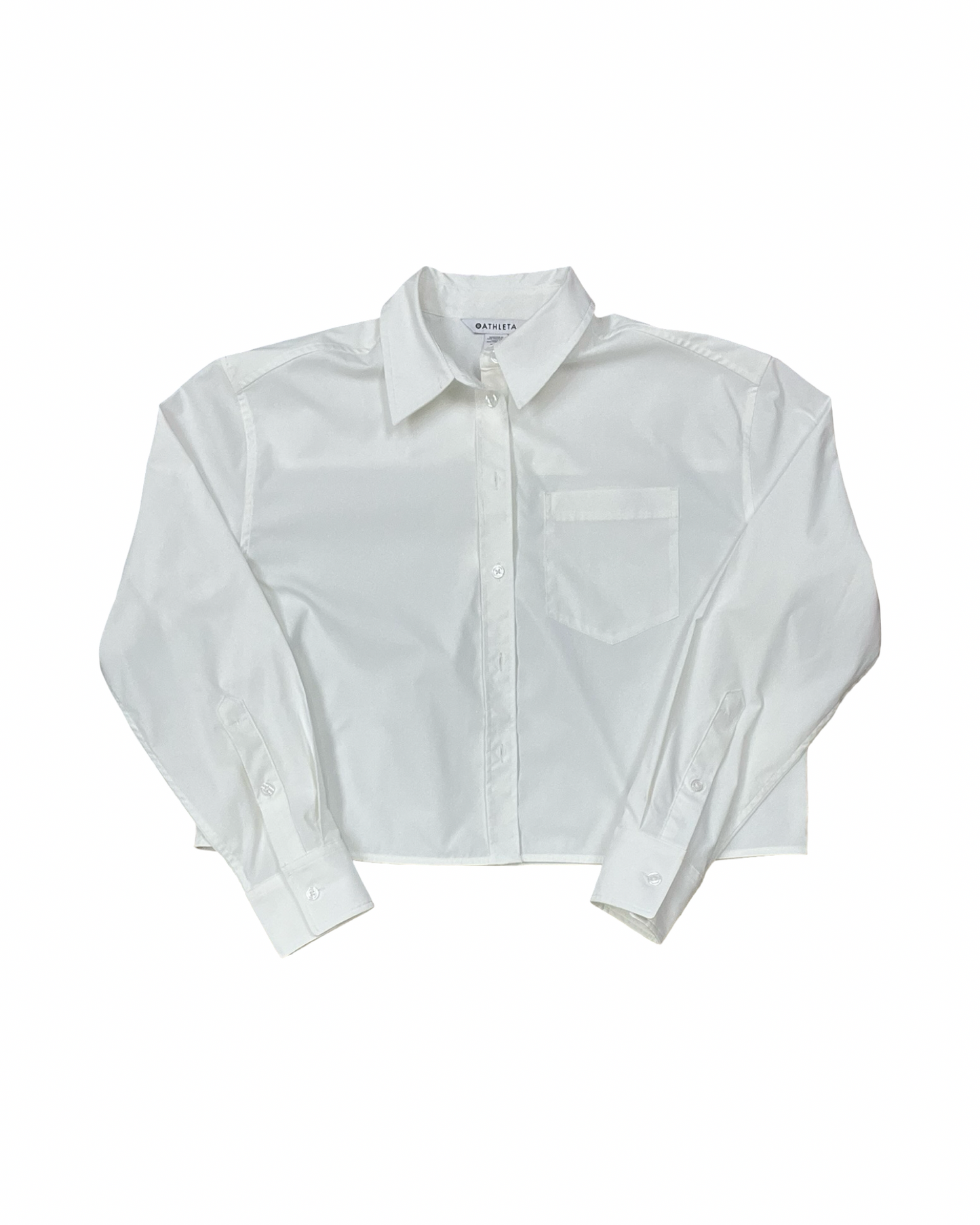 Blouse Ls By Athleta In White, Size:S