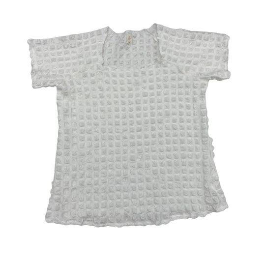 WHITE    CLOTHES MENTOR TOP SS, Size 1X