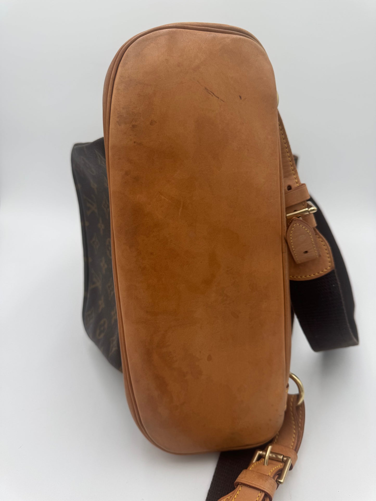 Backpack Luxury Designer By Louis Vuitton In Brown, Size:Medium