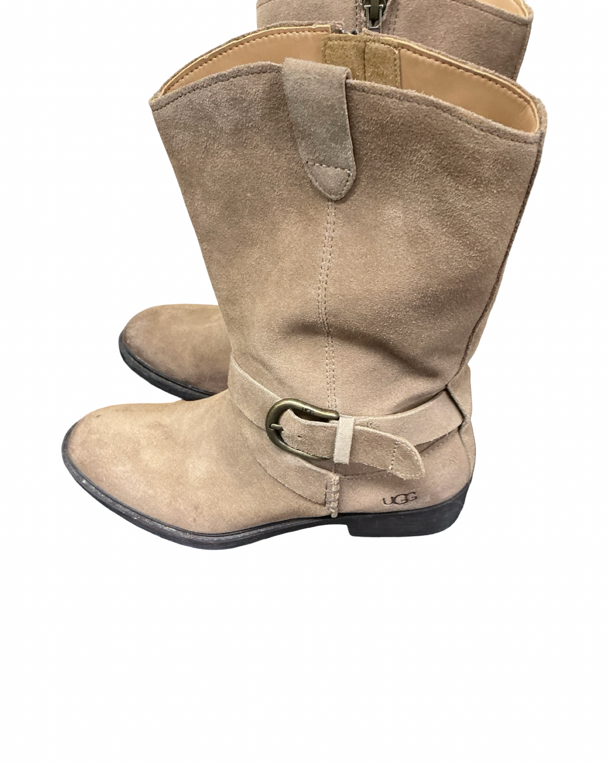 Boots Designer By Ugg In Brown, Size:9.5