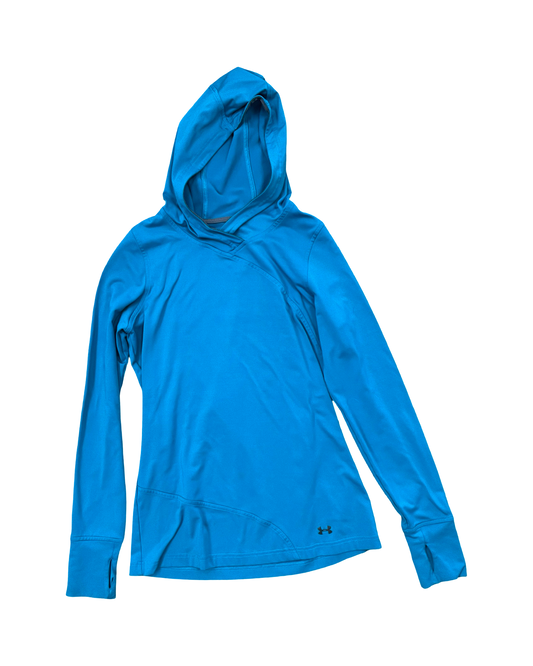 Sweatshirt Hoodie By Under Armour In Blue, Size:M