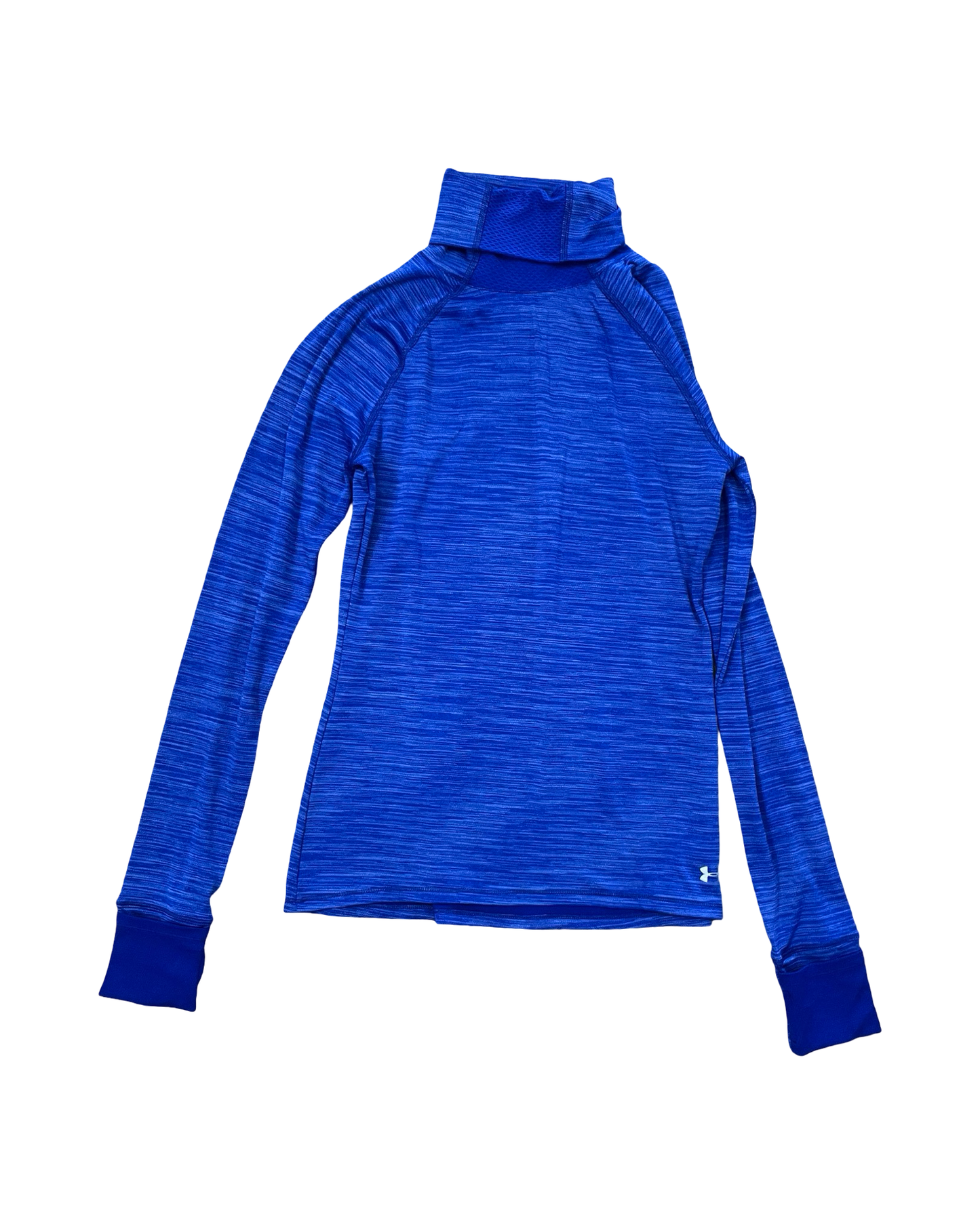Athletic Top Ls Collar By Under Armour In Blue, Size:L