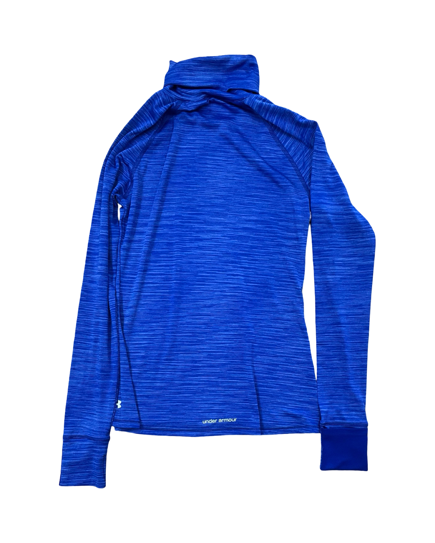 Athletic Top Ls Collar By Under Armour In Blue, Size:L
