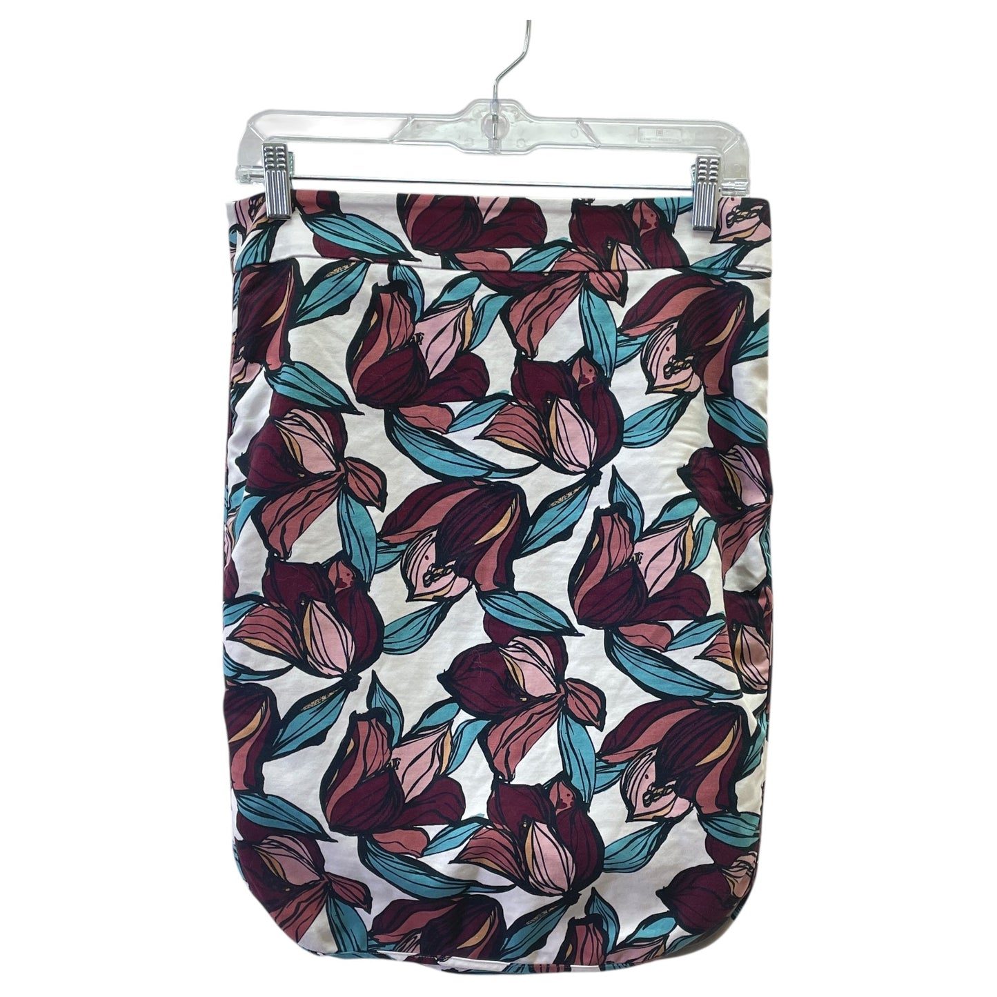 Skirt Mini & Short By Loft In Red & White, Size:4