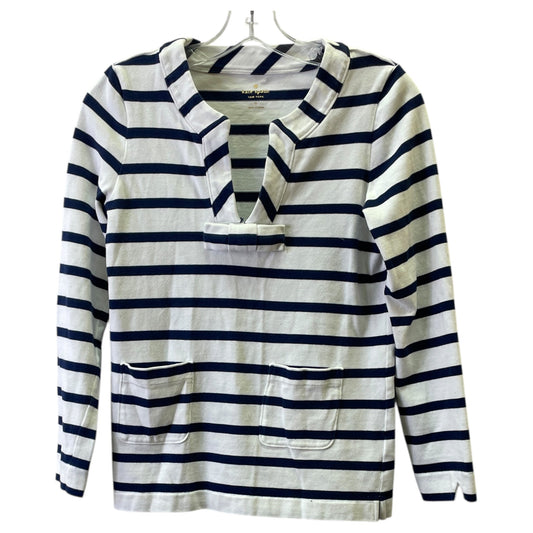 Top Ls Designer By Kate Spade In Blue & White, Size:S