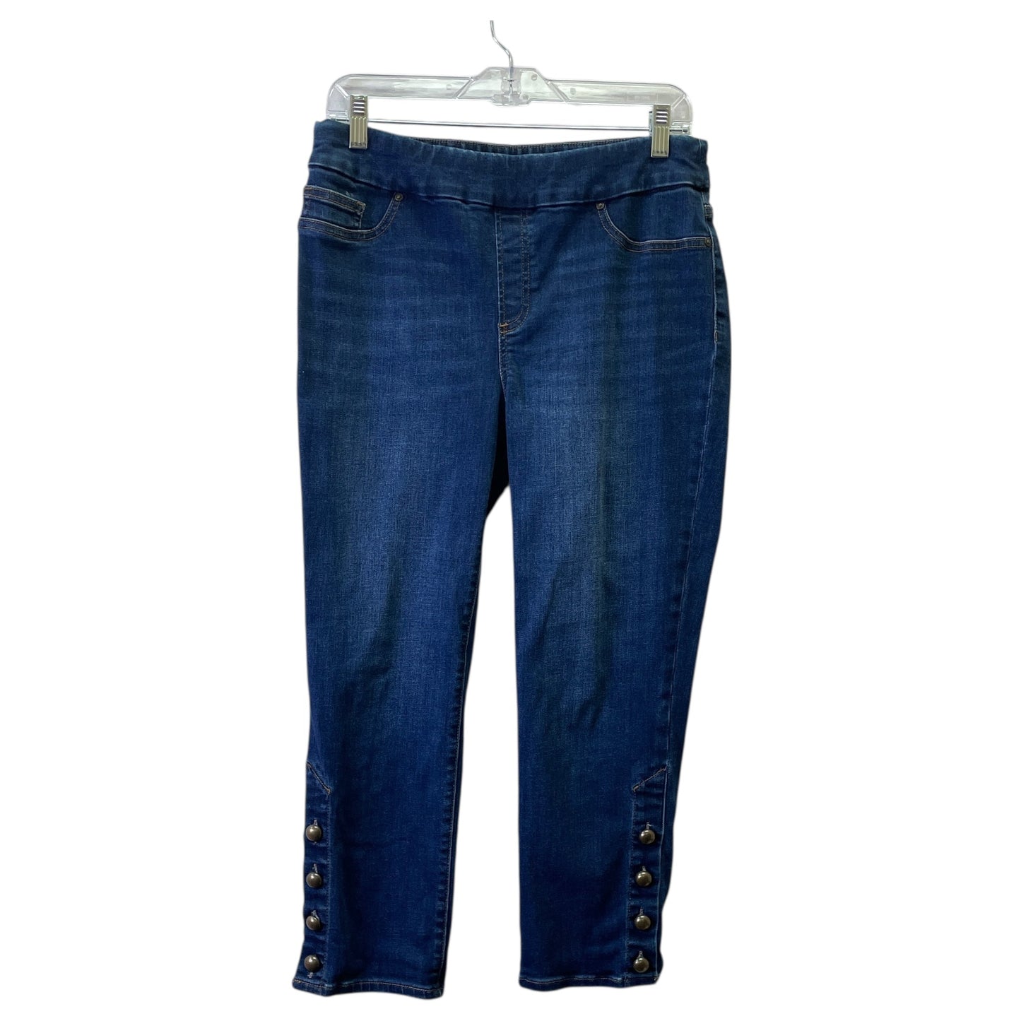 Jeans Cropped By Chicos In Blue, Size:Xs