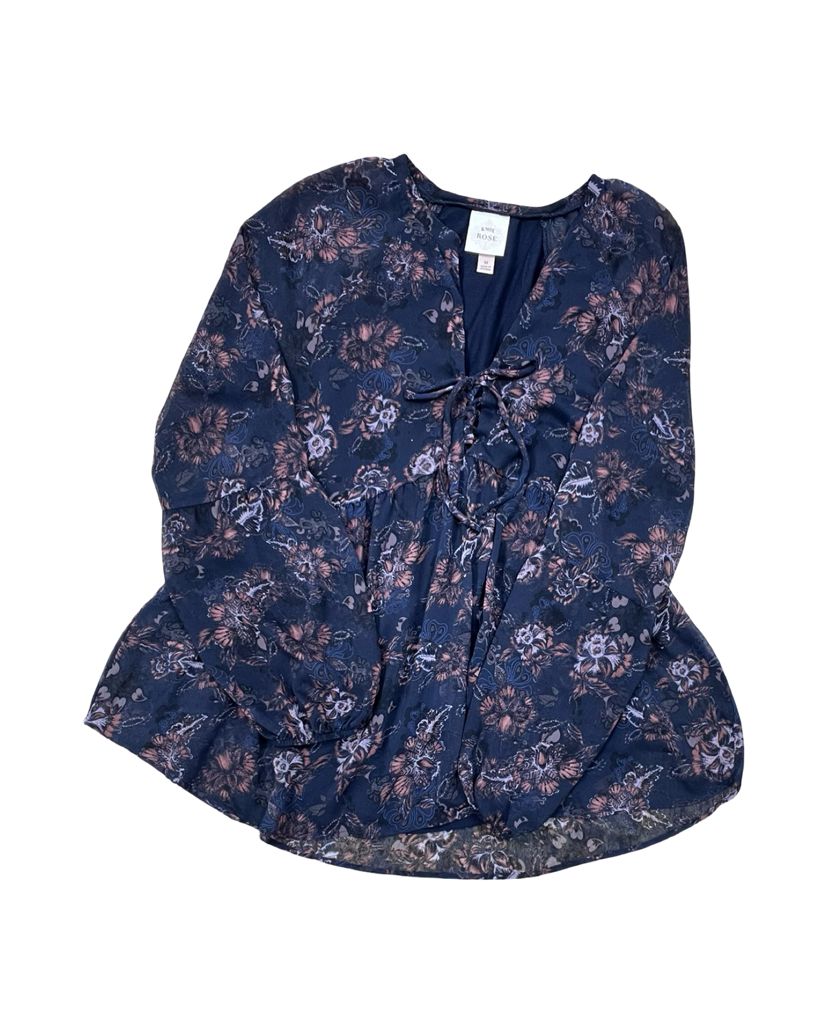 Top Ls By Knox Rose In Navy, Size:M