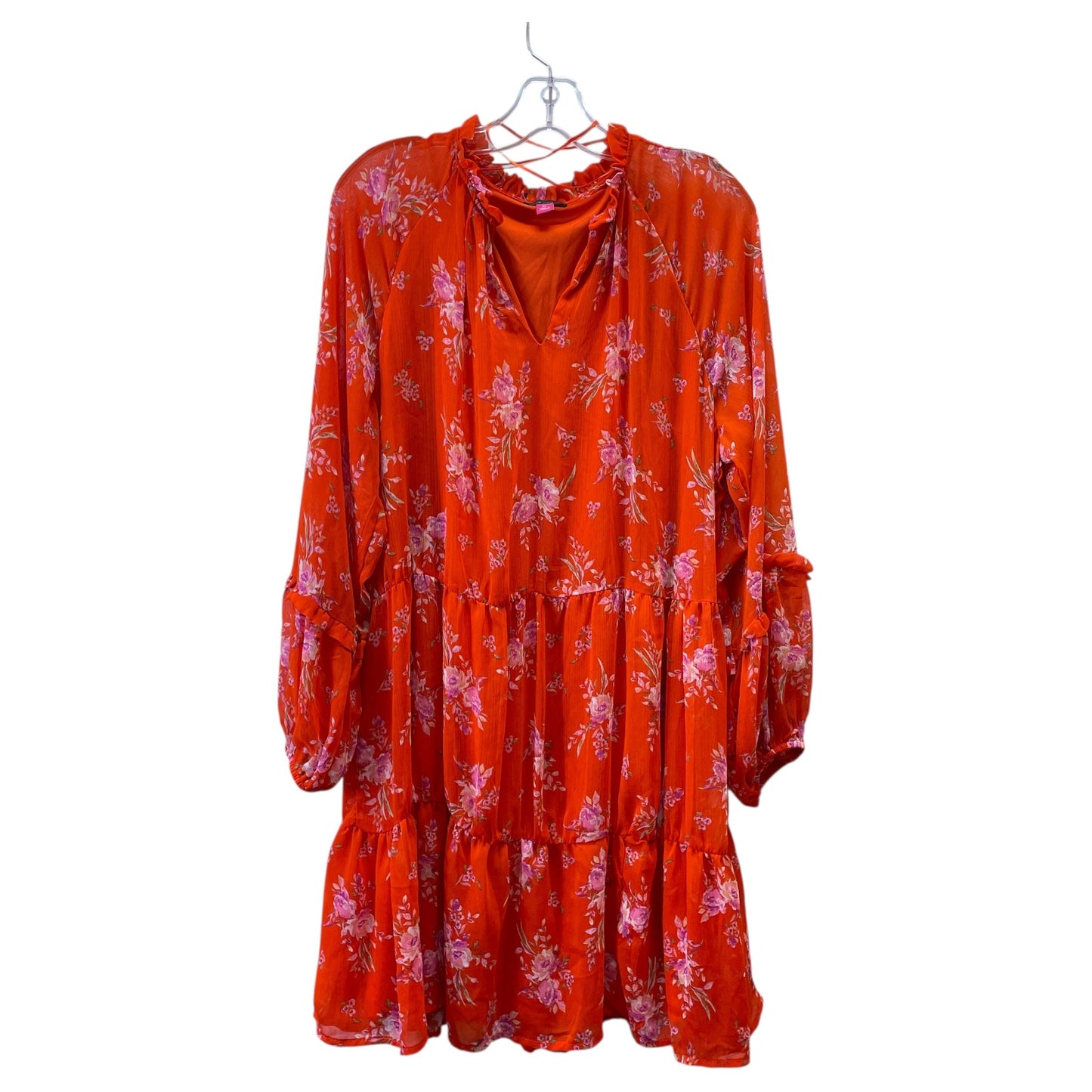 Dress Casual Short By Vince Camuto In Orange, Size:Xl