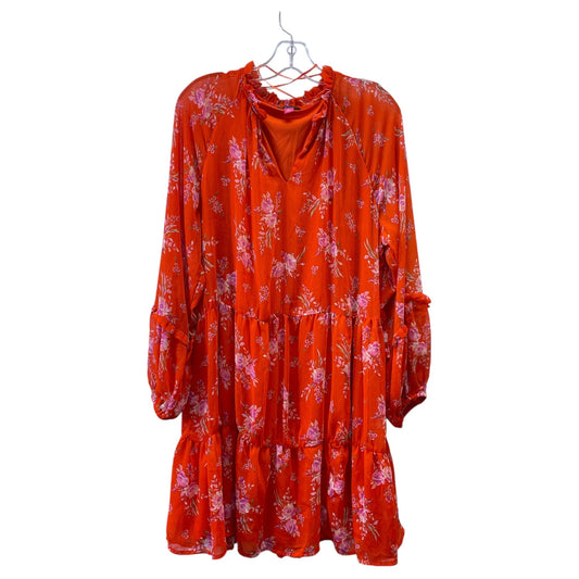 Dress Casual Short By Vince Camuto In Orange, Size:Xl