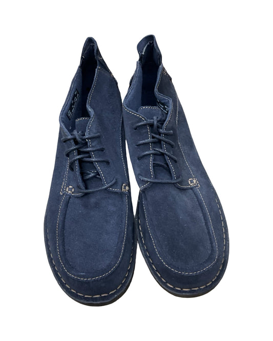 Boots Ankle Flats By Clarks In Navy, Size:9