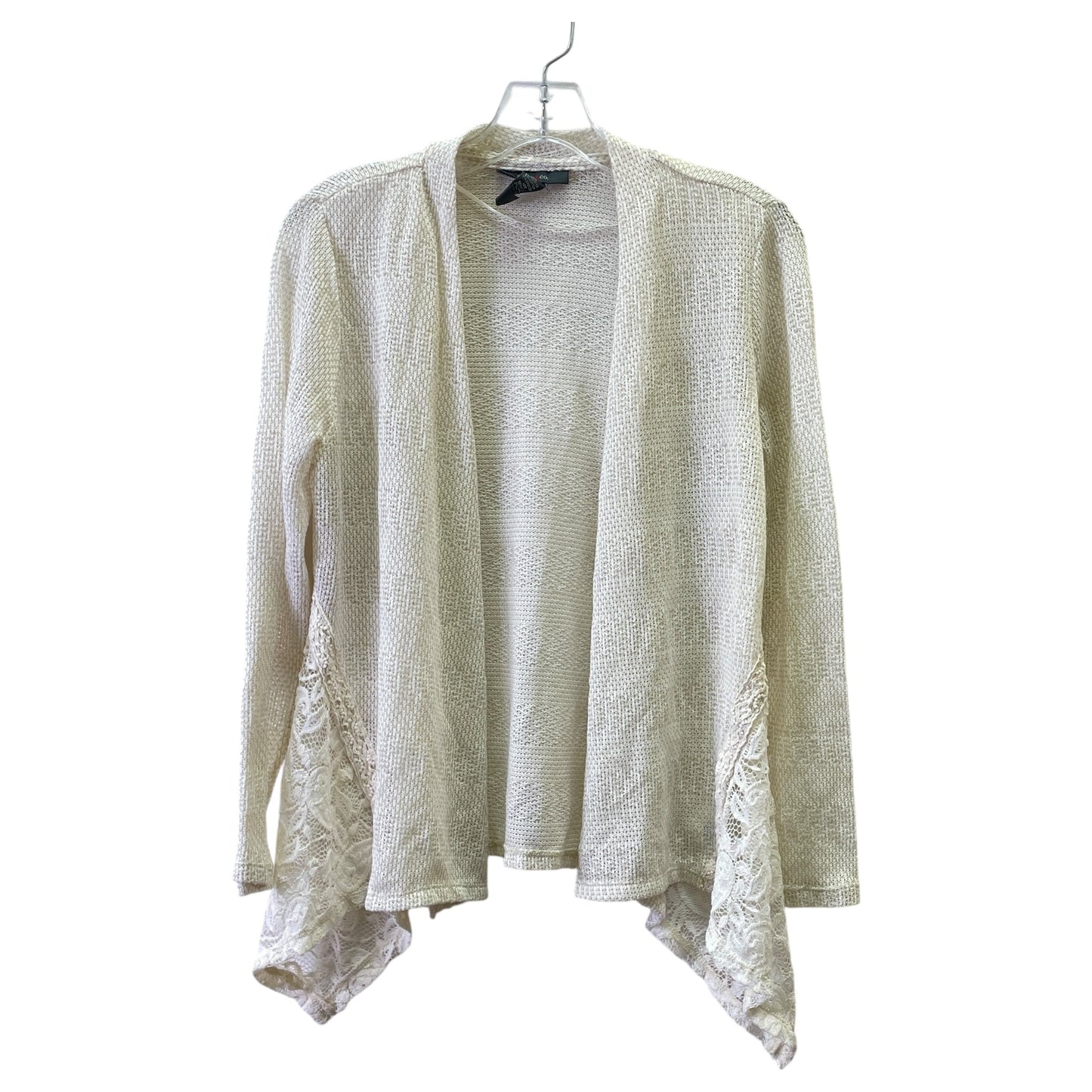 Cardigan By Style And Company In Cream, Size:S