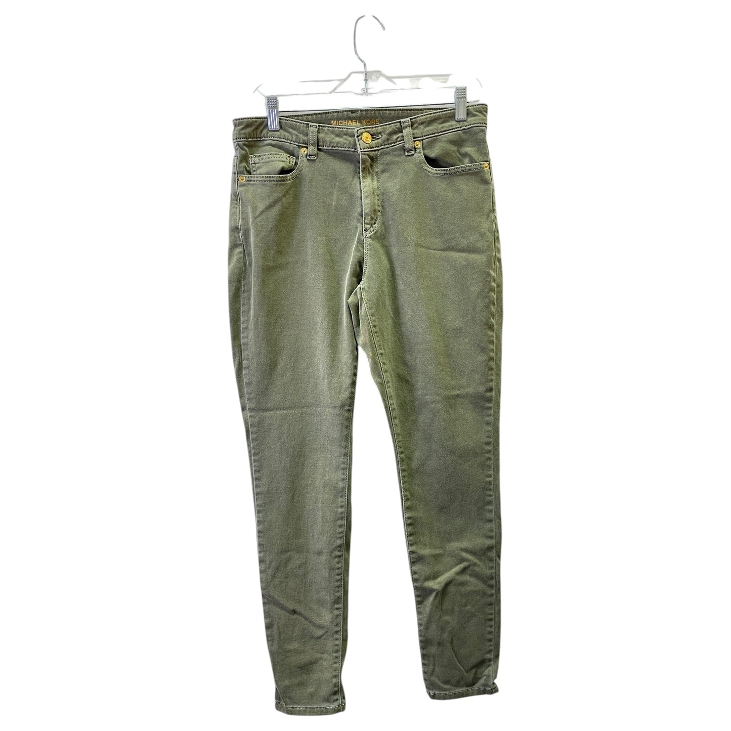 Jeans Designer By Michael Kors In Green, Size:10