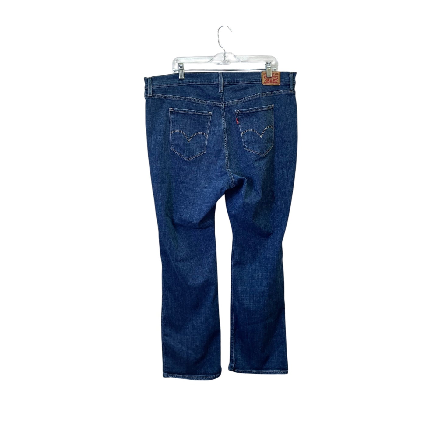 Jeans Boot Cut By Levis In Blue, Size:20