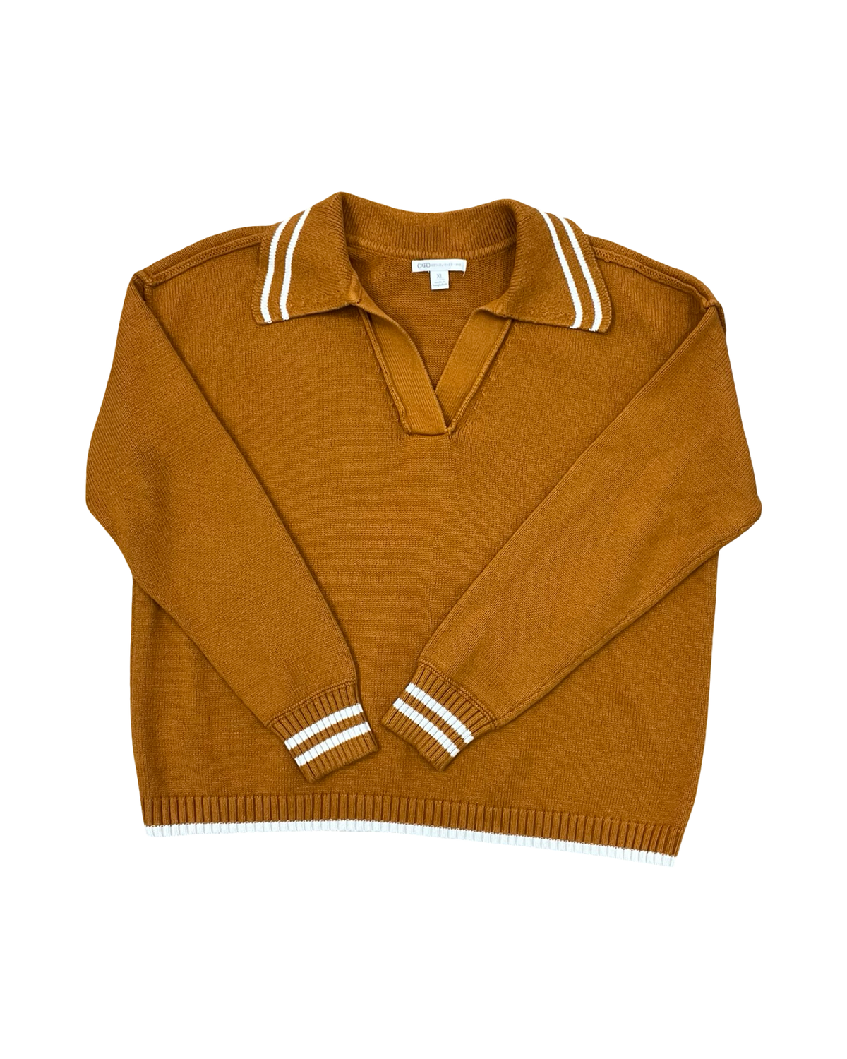 Sweater By Cato In Gold, Size:Xl
