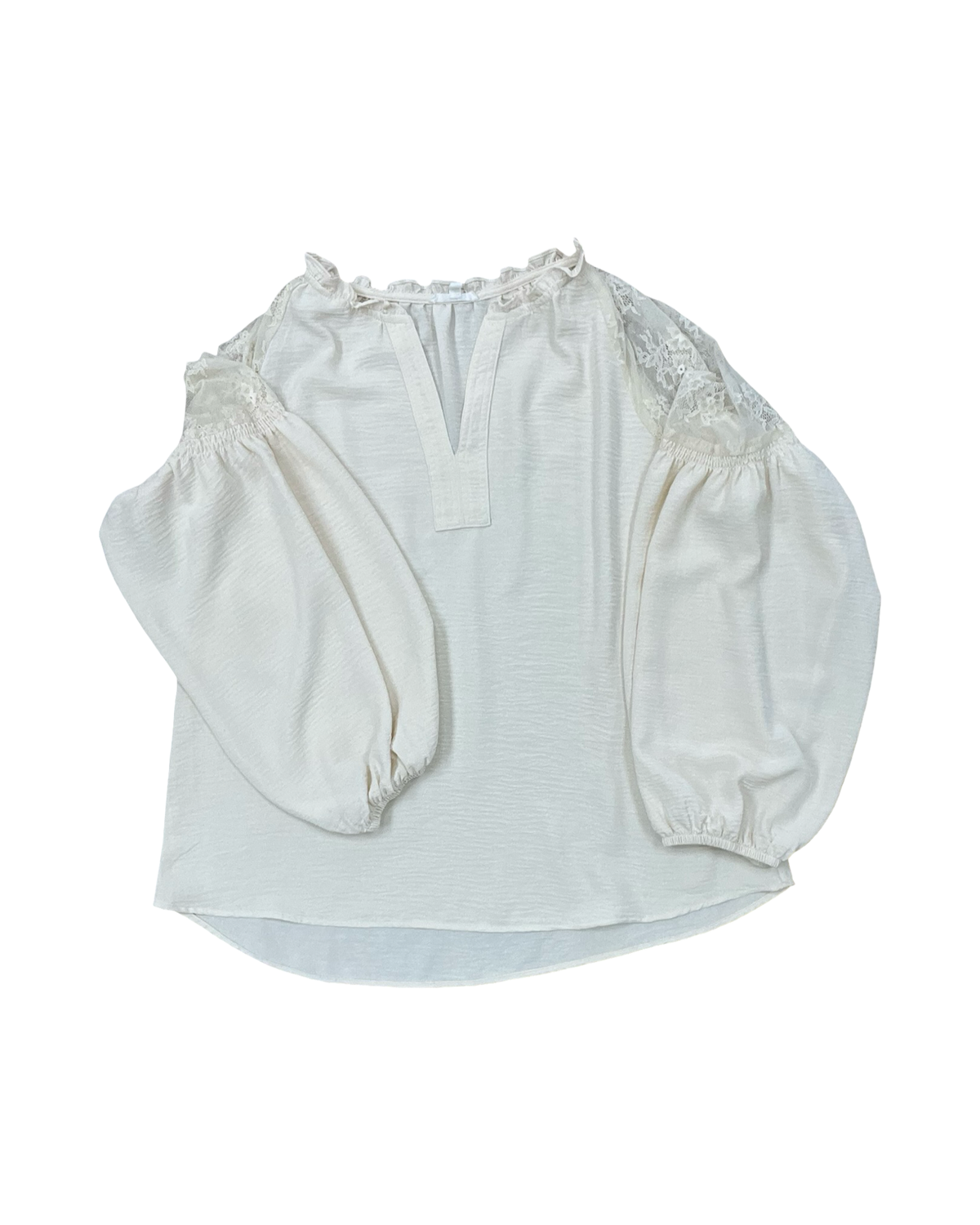 Top Ls By Maurices In Cream, Size:L