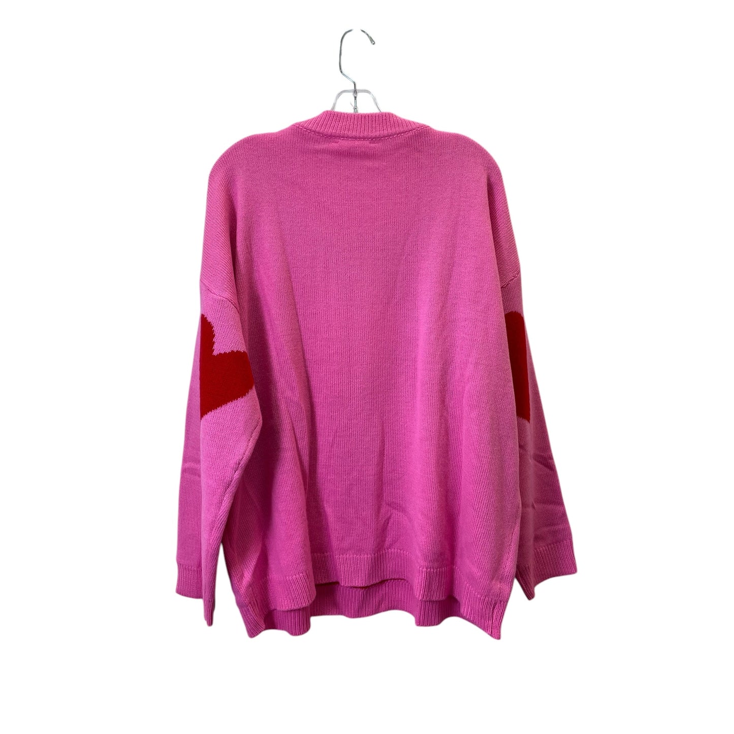 Sweater By Haptics In Pink, Size:2X