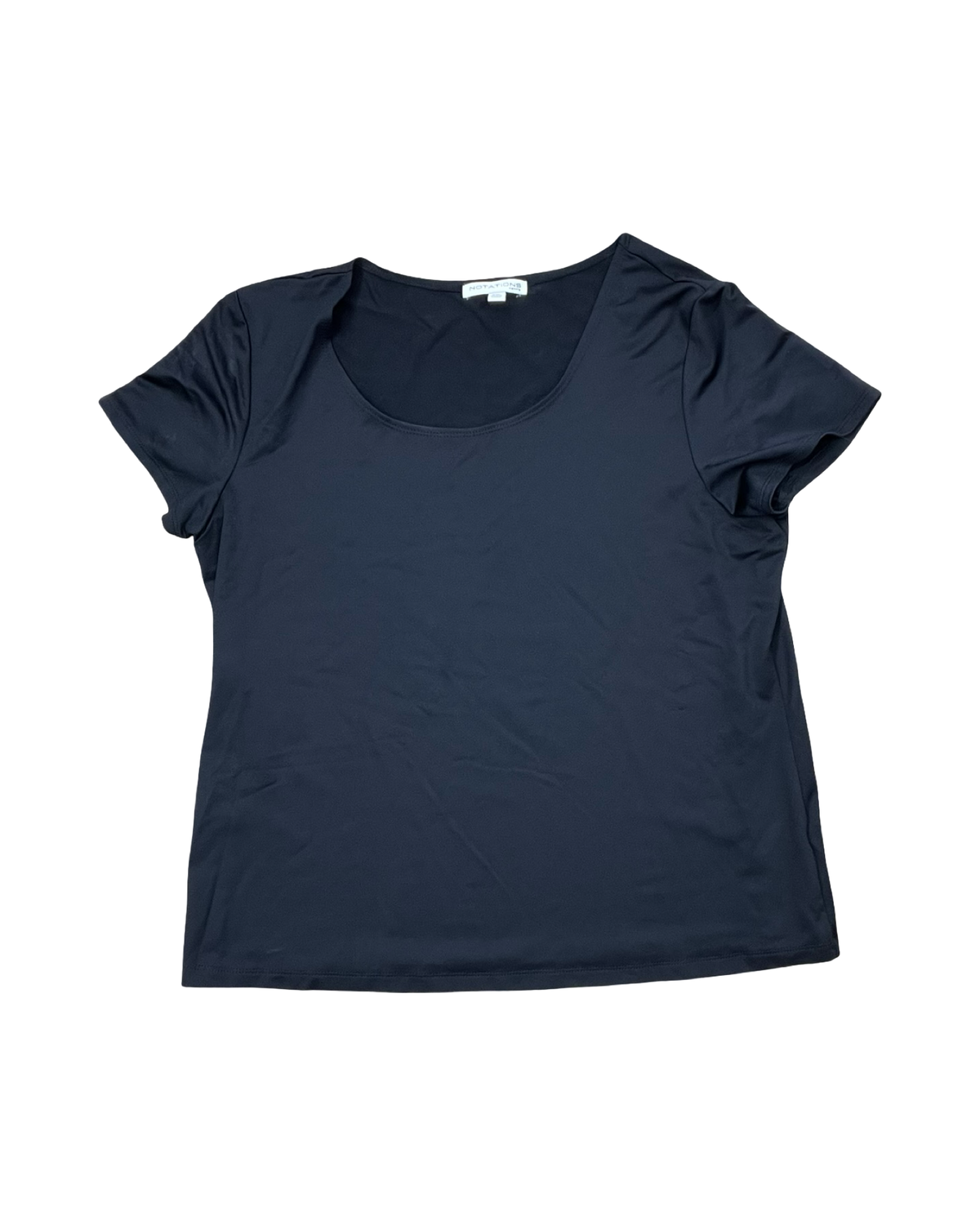 Top Ss By Notations In Black, Size:Xlp