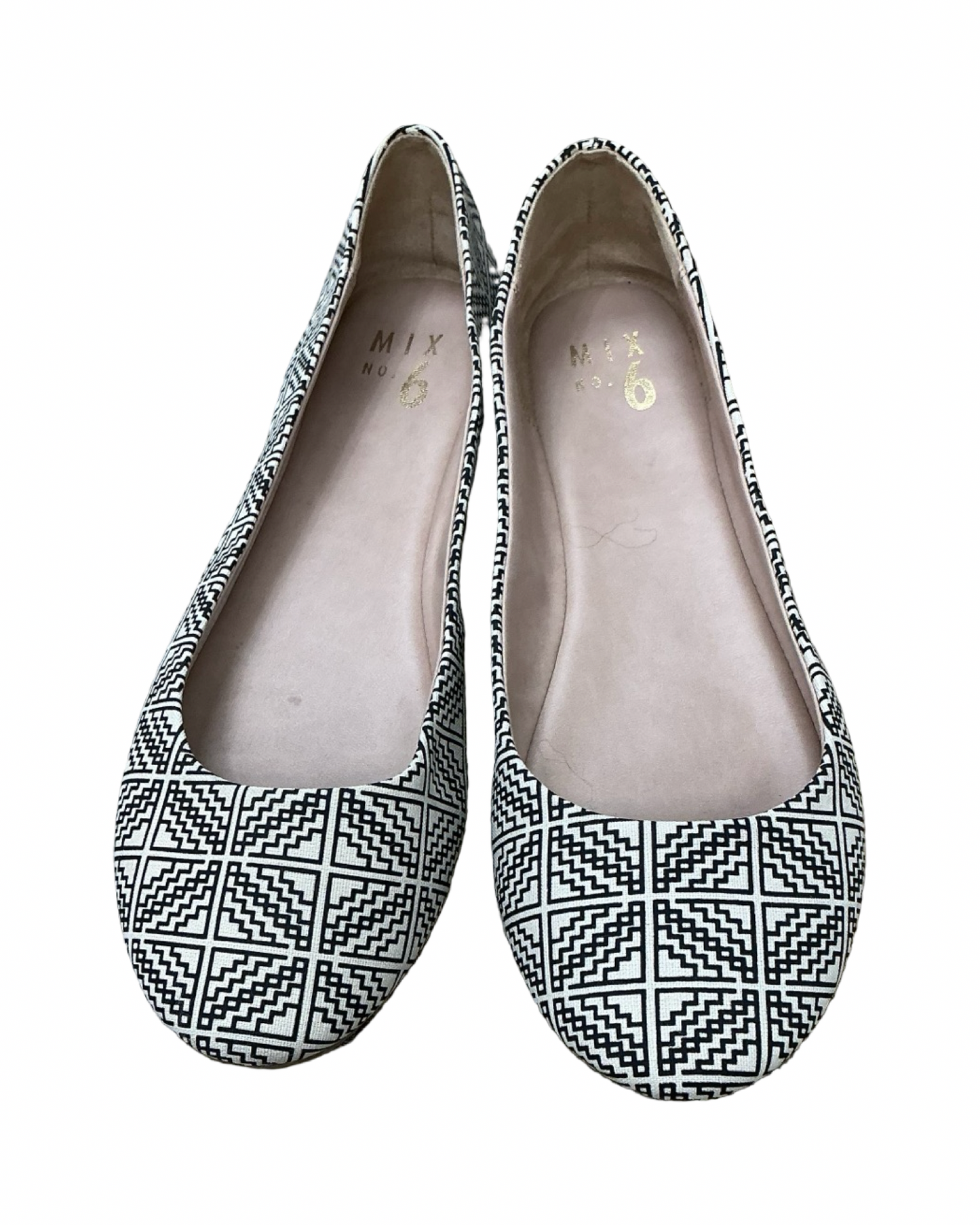 Shoes Flats By Mix No 6 In Black & Tan, Size:10