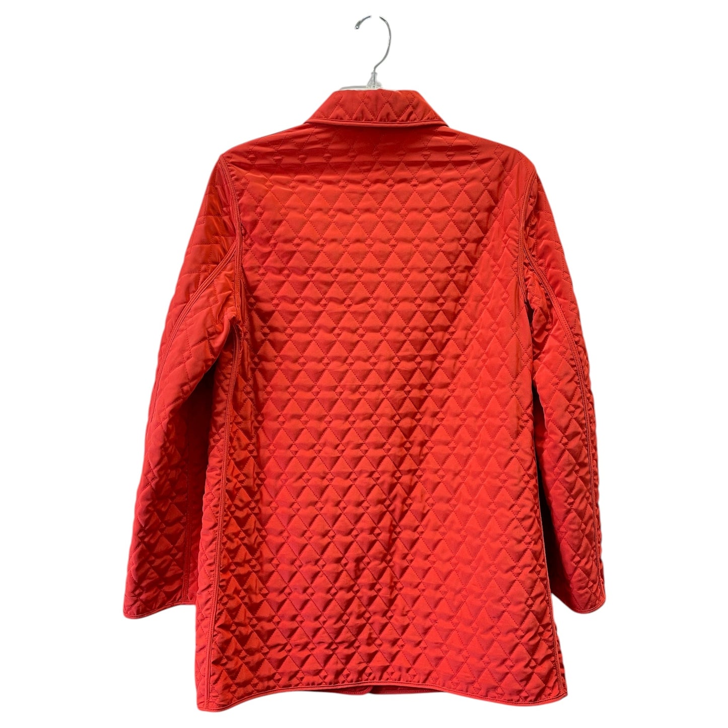 Coat Puffer & Quilted By Hilary Radley In Orange, Size:M