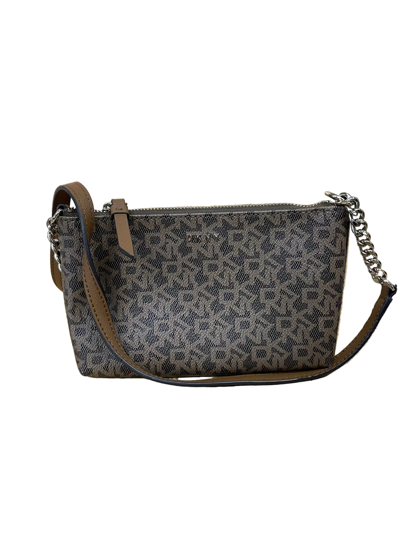 Handbag By Dkny In Brown, Size:Small