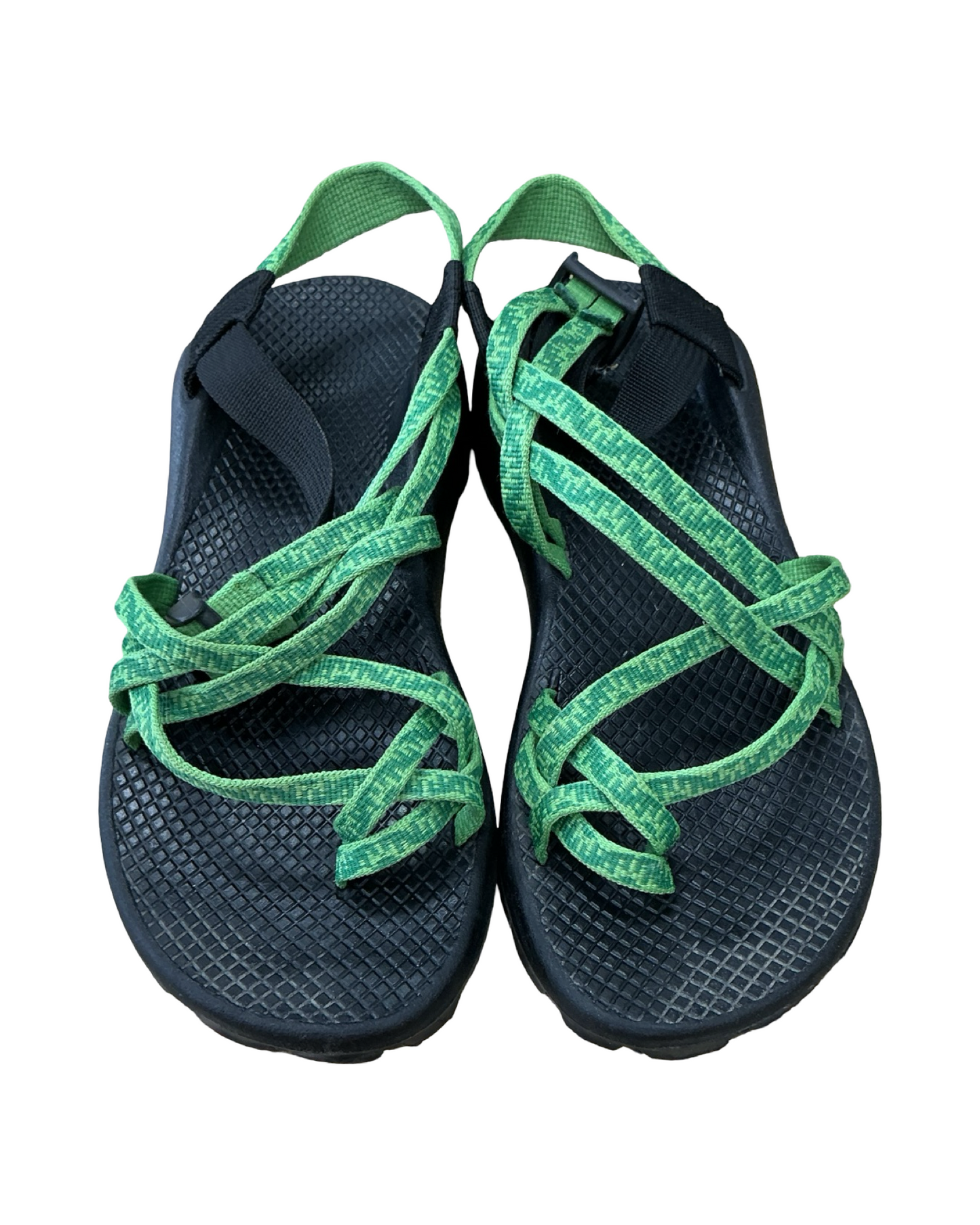 Sandals Flats By Chacos In Green, Size:7
