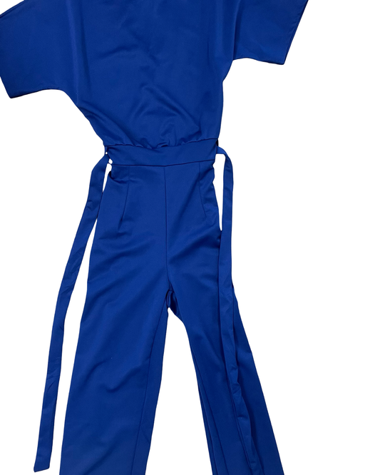 Jumpsuit By Clothes Mentor In Blue, Size:S