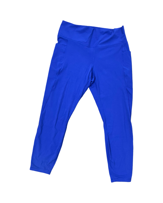 Athletic Leggings By Members Mark In Blue, Size:Xl