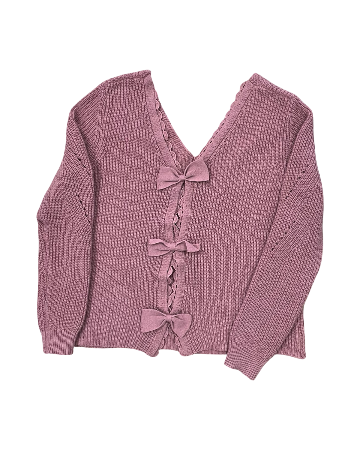 Sweater By Clothes Mentor In Pink, Size:L