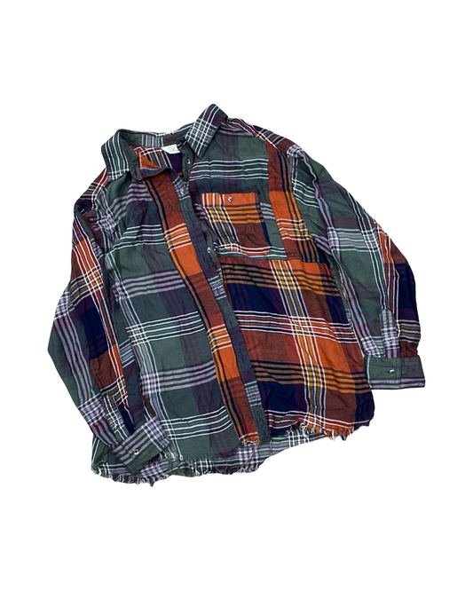 Blouse Ls By Marrakech In Green & White, Size:M