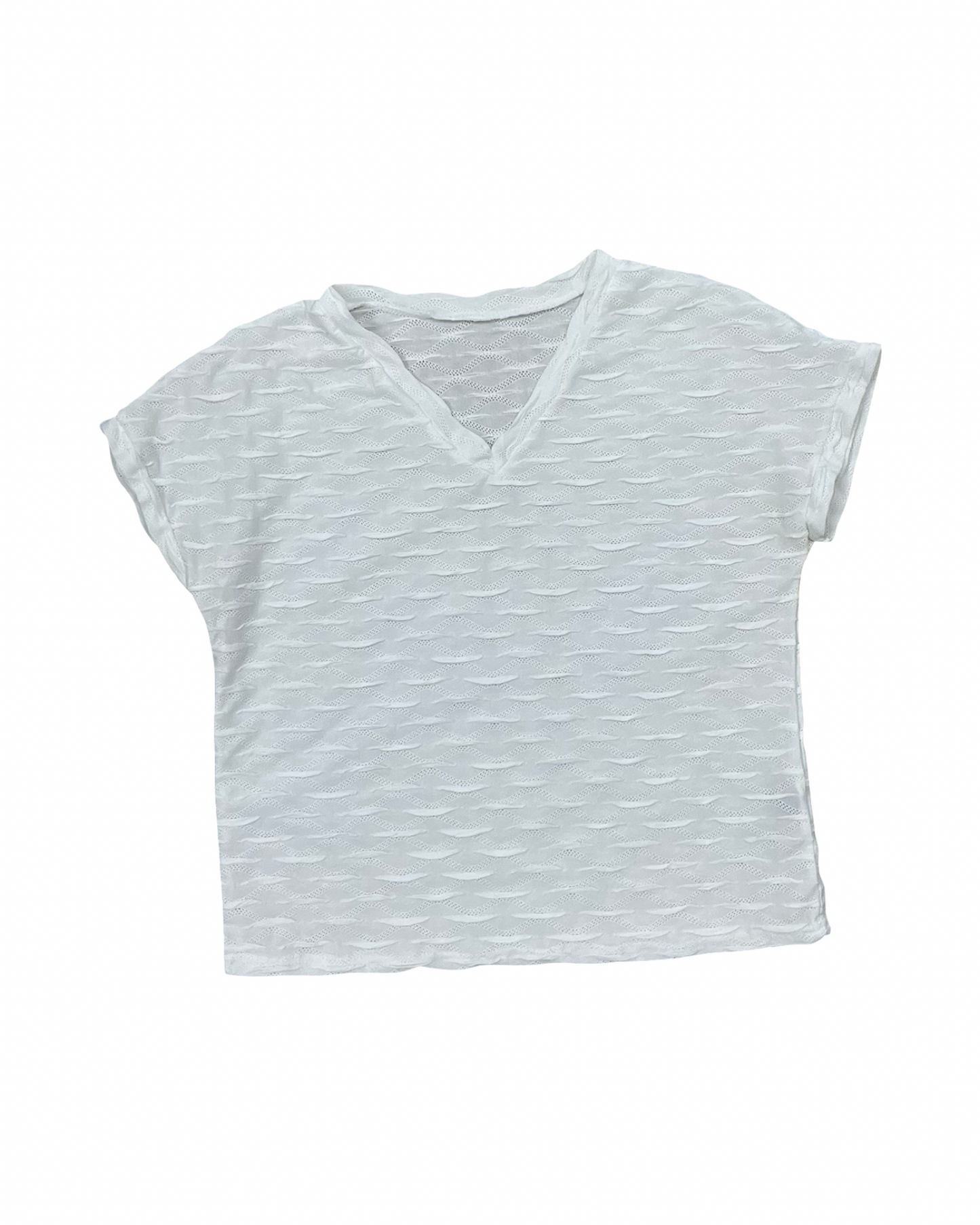 Top Ss By Shein In White, Size:L