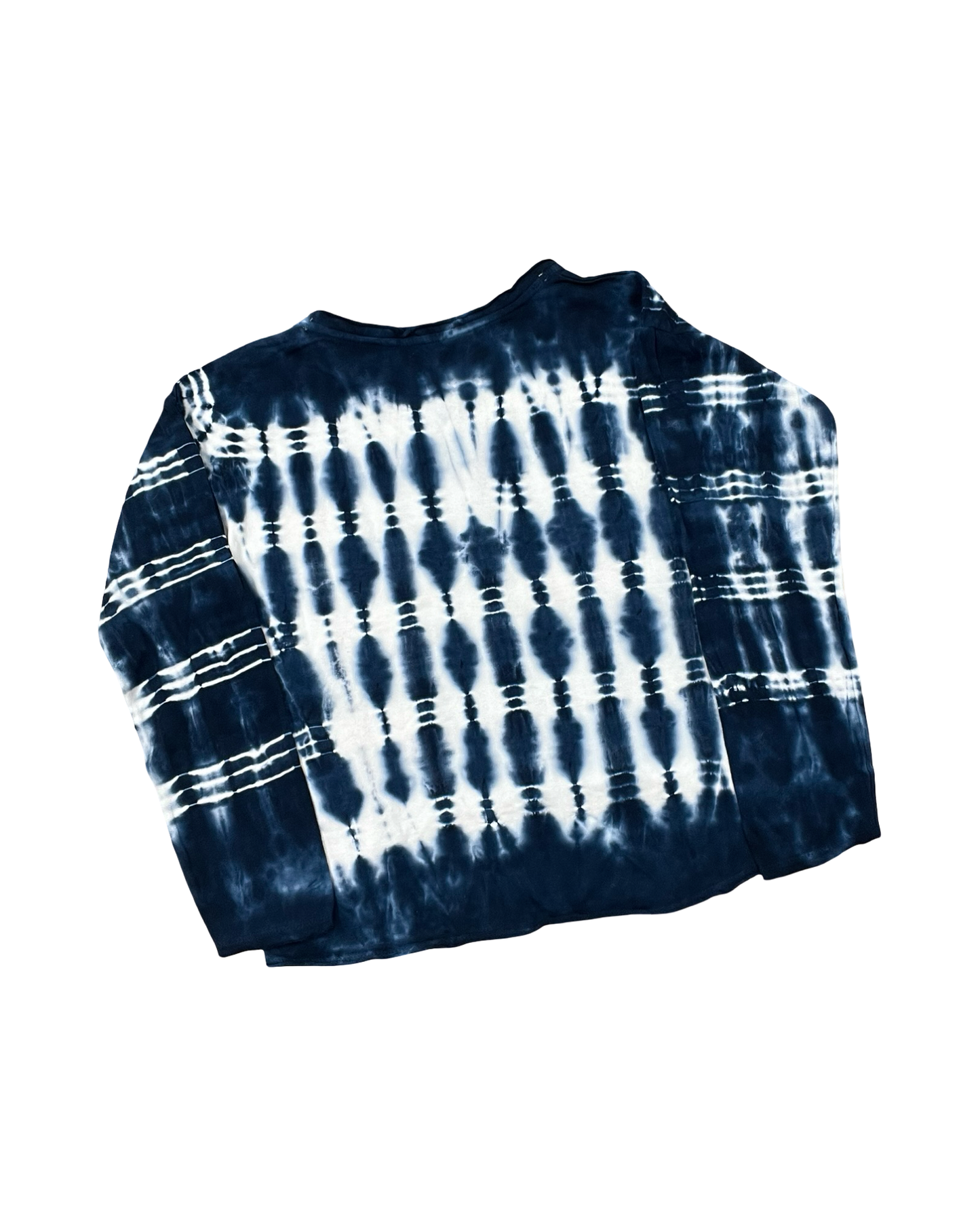 Top Ls By Clothes Mentor In Blue & White, Size:M