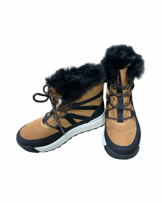 Boots Snow By Clothes Mentor In Black & Brown, Size:6