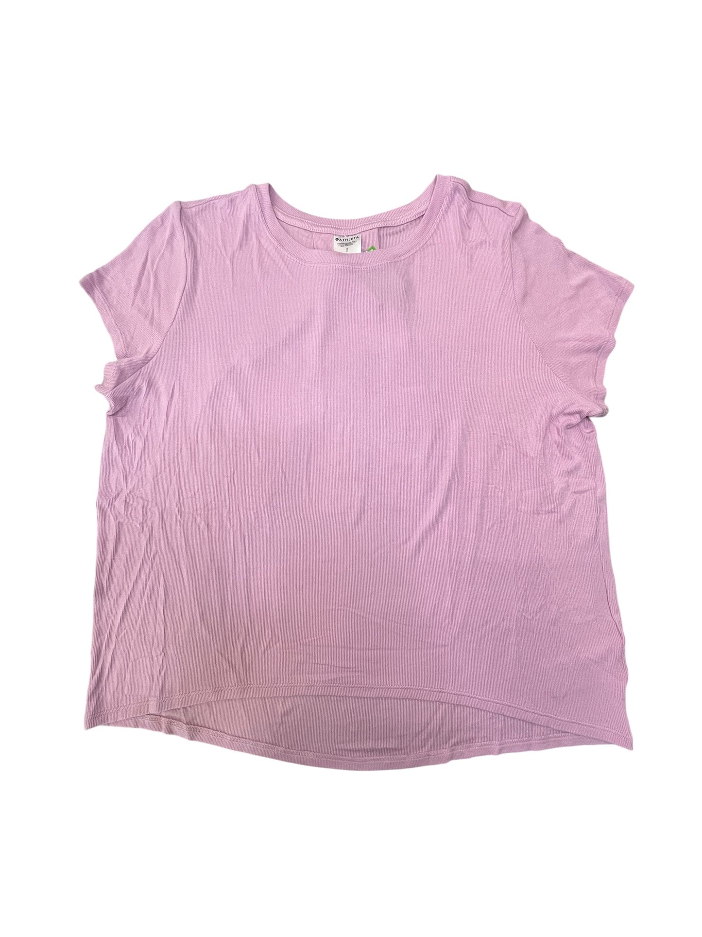 Top Ss By Athleta In Pink, Size:S