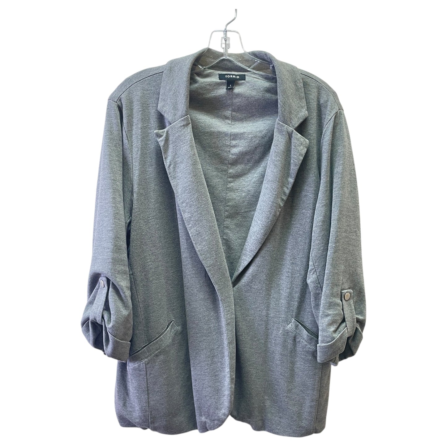 BLAZER by TORRID In GREY, Size: 1X