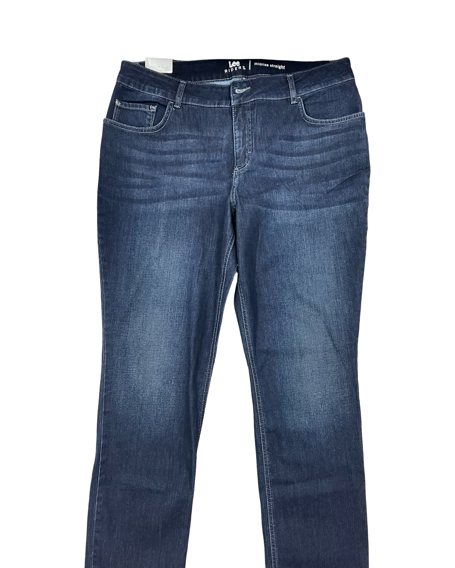 Jeans Straight By Lee In Blue, Size:18