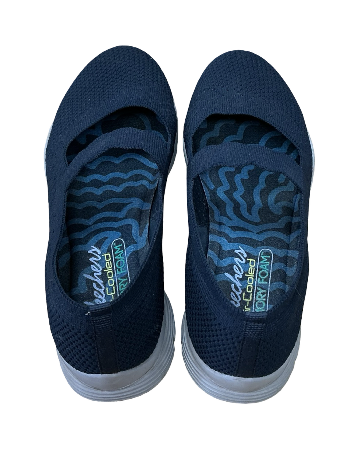 Shoes Flats By Skechers In Navy, Size:7
