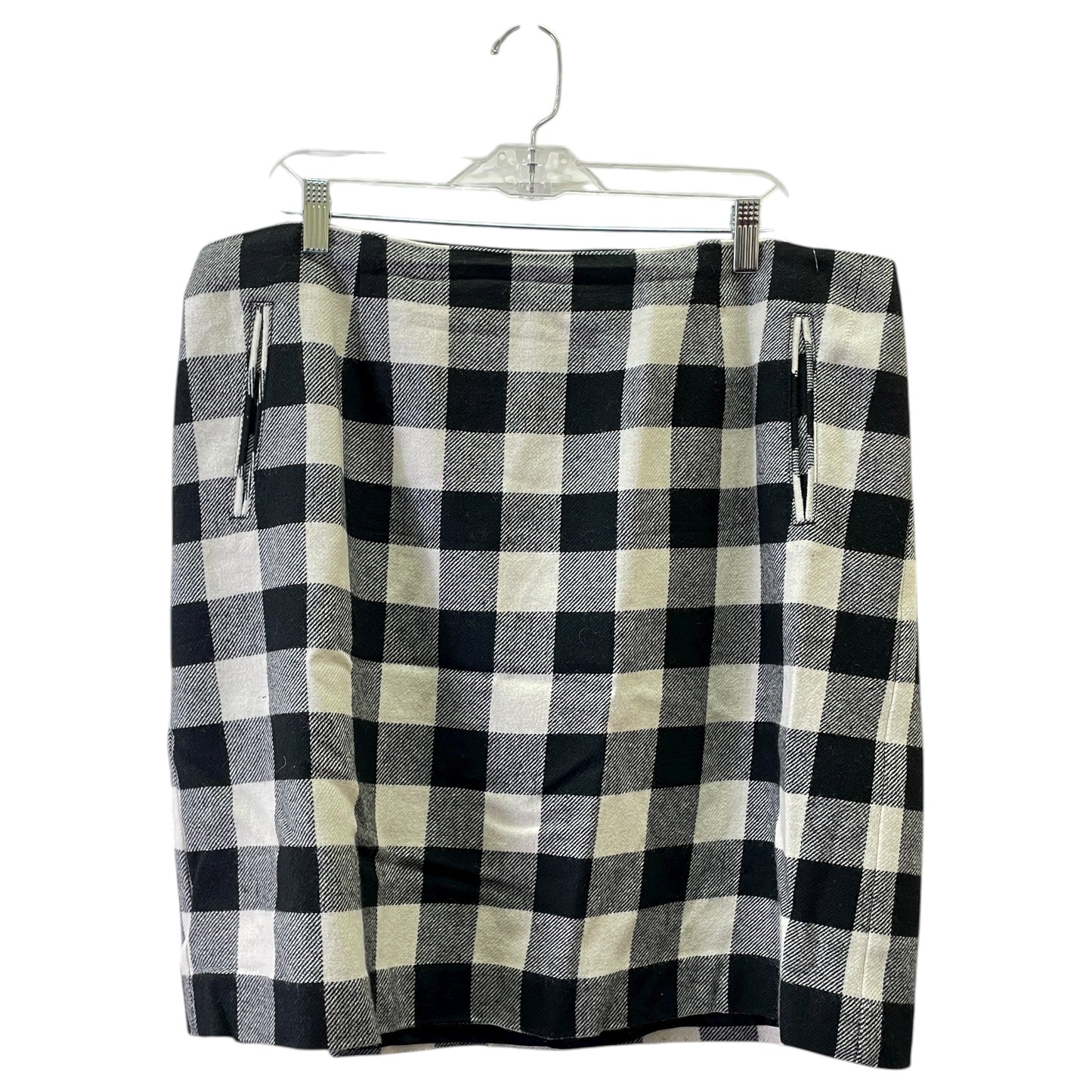 Skirt Mini & Short By Talbots In Black & Cream, Size:16