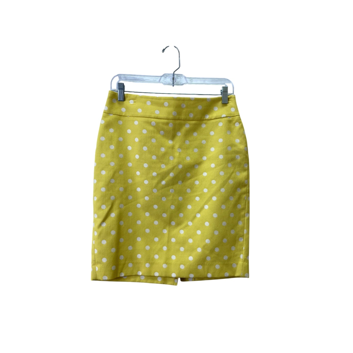 Skirt Mini & Short By Ann Taylor In Yellow, Size:6P